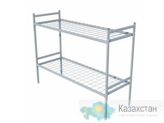 Кровать с металлической спинкой, кровати металлические двухъярусные для строителей, металлические кровати фото Казахстан