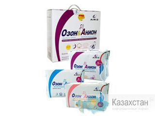 Оздоровительные гигиенические прокладки "Озон – Анион»". павлодар,павлодарская область