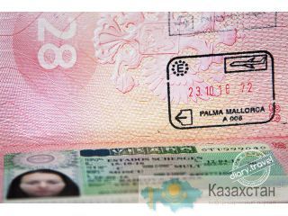 Услуги по оформлению визы в Испанию 12 000 тенге Алматы