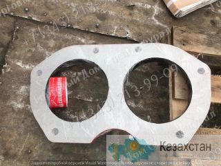 Шиберная плита niigata DN210 для бетононасоса г. Екатеринбург, ул. Основинская 7.