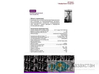 Запорно-предохранительная арматура для ж/д цистерн Уральск
