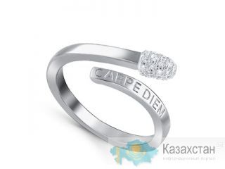 Серебряное кольцо «Спичка» Алматы