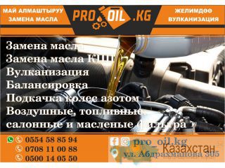 Замена масла ПЗМ PRO OIL Kg в Бишкеке Бишкек