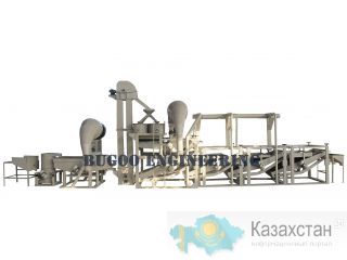 Оборудование для шелушения и сепарации семян подсолнечника TFKH1500, 1000кг/ч г. Далянь, КНР