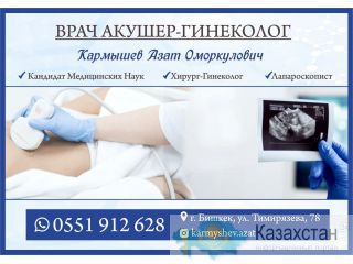 Врач Акушер Гинеколог в Бишкеке Бишкек
