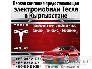 "Tesla Center Bishkek"-Первая крупная компания предоставляющая электромобили в Кыргызстане! Бишкек