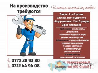 Требуются Бишкек ( Кыргызстан)