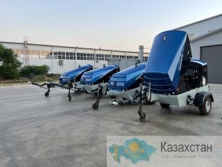 Первый в России пневмонагнетатель / растворонасос Pmix 53 Астана