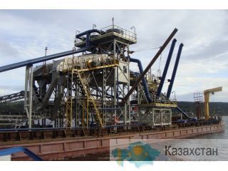 Плавучий агрегат сортировки щебня и песка из ПГС Нижний Новгород