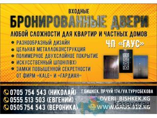 Бронированные и входные двери в Бишкеке Бишкек (Кыргызстан)
