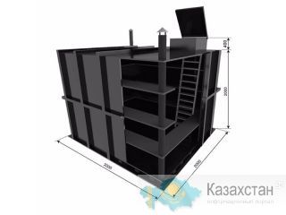 Прямоугольный погреб из пластика Рыбинск