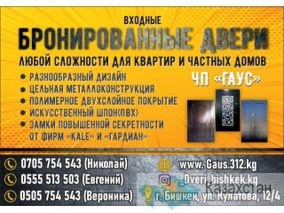 Бронированные и входные двери в Бишкеке Бишкек (Кыргызстан)